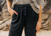 Fawkes Linen Drawstring Trouser