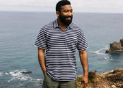 Channel Stripe Polo Shirt