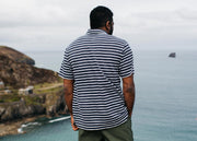 Channel Stripe Polo Shirt