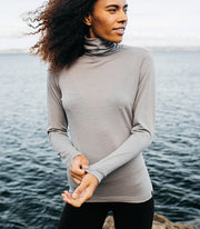 Zephyr Merino Wool Roll Neck Base Layer