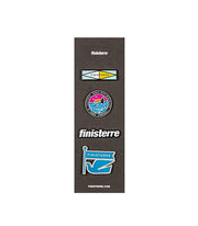 Finisterre Blue Pin Badges