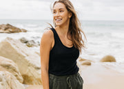Riviera Linen Vest