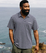 Channel Stripe Polo Shirt