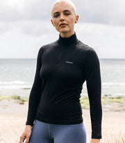 Vela Long Sleeve 1/4 Zip Bamboo Base Layer