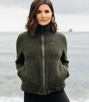 Budock Wool Zip Through Fleece